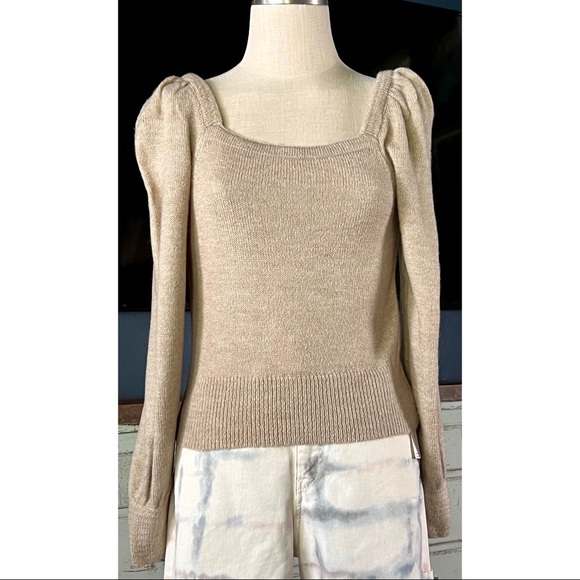 Anthropologie Square Neck Sweater S - Picture 9 of 14